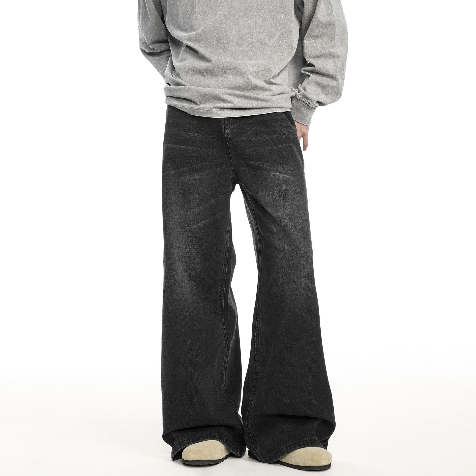 

Мужские ретро джинсы оверсайз с широкими штанинами 2025: Весна осень S