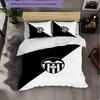 Valencia FC Themed Bedding 3Pcs Duvet Cover Set Decorative Bed Linen For Teen Room Home Decoration