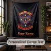 Personalized Wall Tapestry,Guns N’ Roses Custom Text, Soft Fabric Wall Art For Indoor Decoration