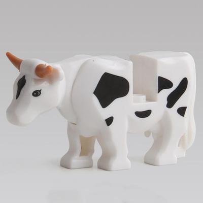 Animal Milk Cow Lot Friends Farm Yard Outdoor City Parts Cow Building Block