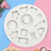 1 STKS Donuts Kruidkoek Snoep Siliconen Vormen Taart Decoratie Suiker Kunst Chocolade Bakgereedschap Keukengerei