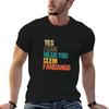 Yes I Can Hear You Clem Fandango Retro Vintage T Tshirt Basic Short Sleeve Cotton Blend Tshirt