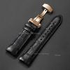 Calfskin Leather Watch Band for Tissot T035 627/407/617 Strap Butterfly Buckle Bracelet Curved End Business Belt 22mm 23mm 24mm