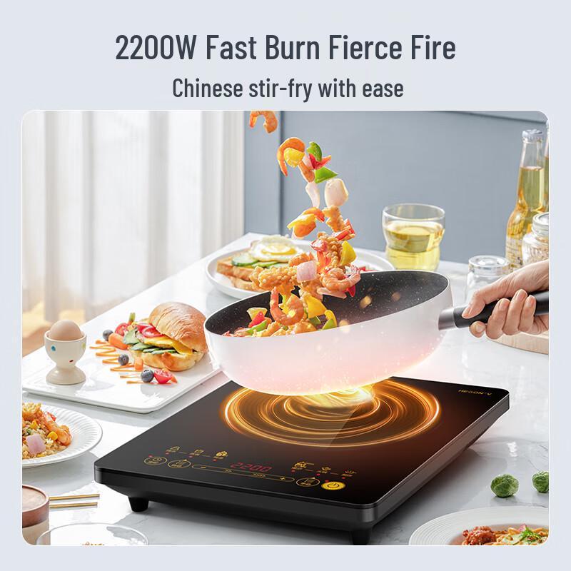 Midea 2200W Induction Cooker with Double Pots