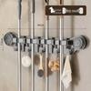 CNMF Suction Cup Wall-Mounted Mop Holder