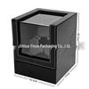 Leather Automatic 3-Position Mechanical Watch Winder with Silent Open-Lid Auto-Stop