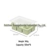 Popular Silicone Ice Cube Tray with Lid – 4 Large Slots & 15 Square Compartments for Soup or Food Storage