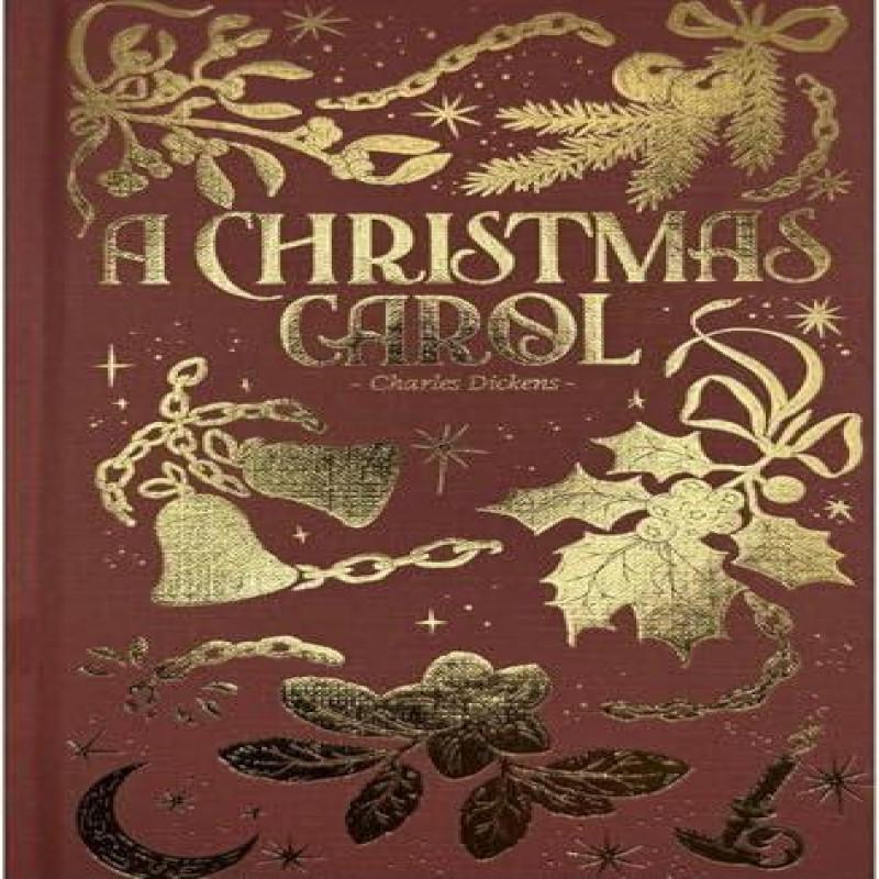 A Christmas Carol Luxe by Charles Dickens Hardback Book 9781840229752