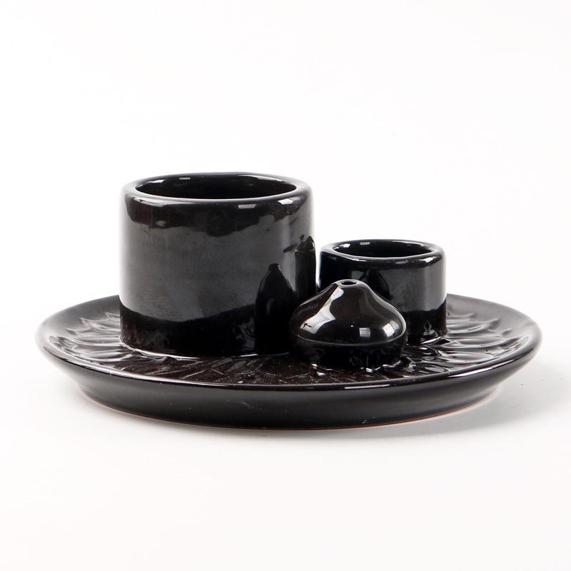 Minimalist Ceramic Aromatherapy Candle Holder Sage Smudge Tray Nordic Style Home Decor