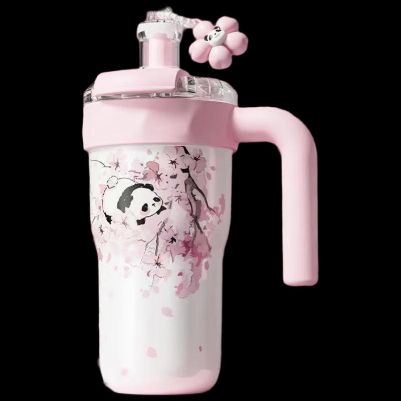 Утепленная дорожная кружка Dileber Sakura Panda