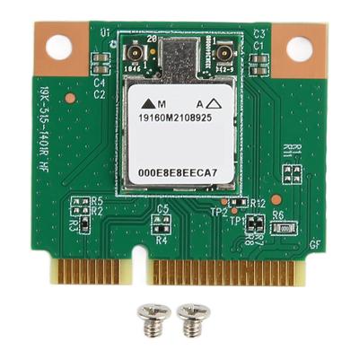 Dual-band Bluetooth 4.1 WIFI Card, 1200Mbps Mini PCIE Network Card, Supports 802.11ACABGN Wireless Protocol, for Windows 7, 8, 10, and 11.