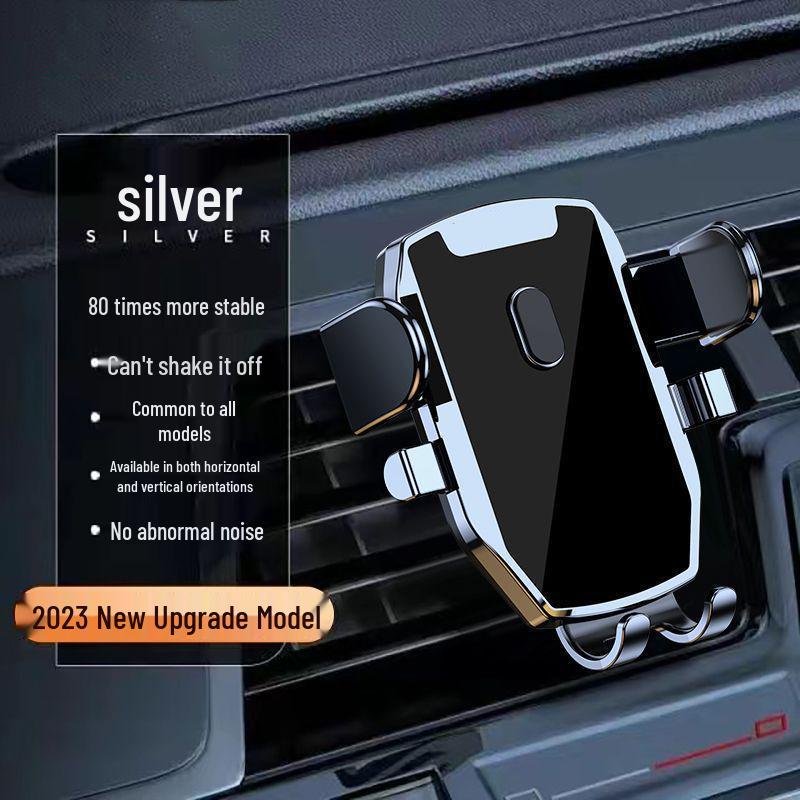 Universal Car Phone Holder with Suction Cup & Air Vent Clip