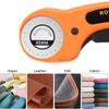 15Pcs 45mm Rotary Cutter Kit & Cutting Mat & Patchwork Ruler & Sewing Clips for Cloths Fabric Leather DIY Sewing Craft