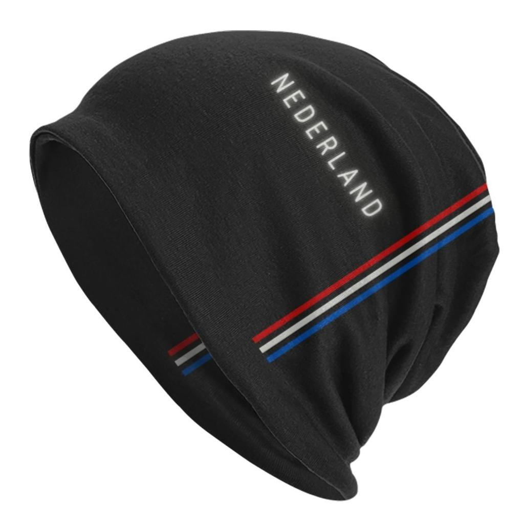 Netherlands Flag Bonnet Hats Street Knitting Hat For Unisex Women Warm Winter Holland Flag Skullies Beanies Caps