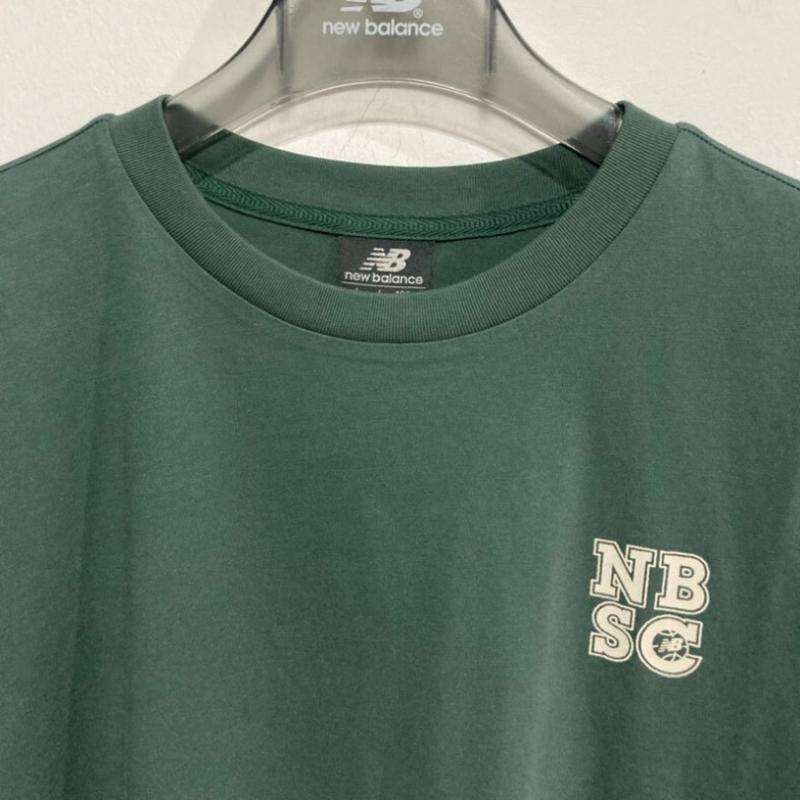 New Balance Nb Boy Basketball Short Sleeve Tee Nbnef21553 Hunter