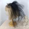 Halloween Funny Witch Hat Decoration Original Lolita Witch Pumpkin Top Hat Dark Hair Yarn Hair Clip