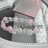 Sweet Ins Aesthetic Star Bow Mobile Phone Lanyard Pendant Fashion Pink Decor Ornament CCD Camera Accessories