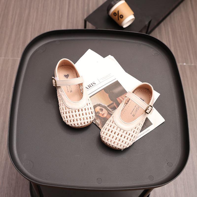 Little Girls Kids Princess Style Hollow Out Closed Toe Soft Sole Summer Sandals 21