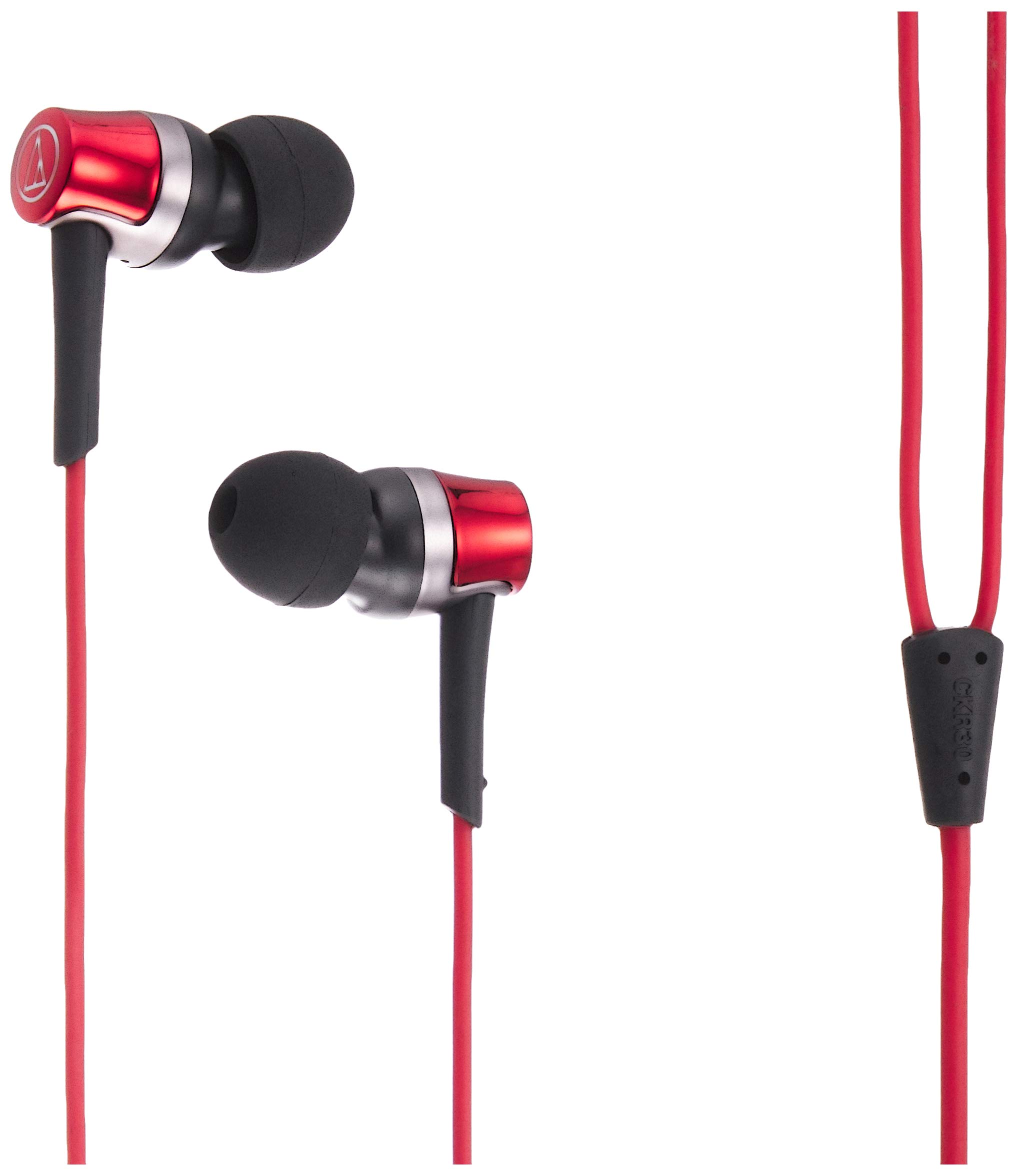 

Audio-Technica ATH-CKR30 RD Wired In-Ear Earphones, SoundReality, Red