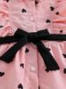 2025 Kids' Spring-Autumn Girls' Fashion Long Shirt Dress & Belted Leggings Set