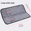 Felt Curling Iron Bag Heat-Resistant Dustproof Straightener Storage Pouch HighTemperature Curling Iron Insulation Mat