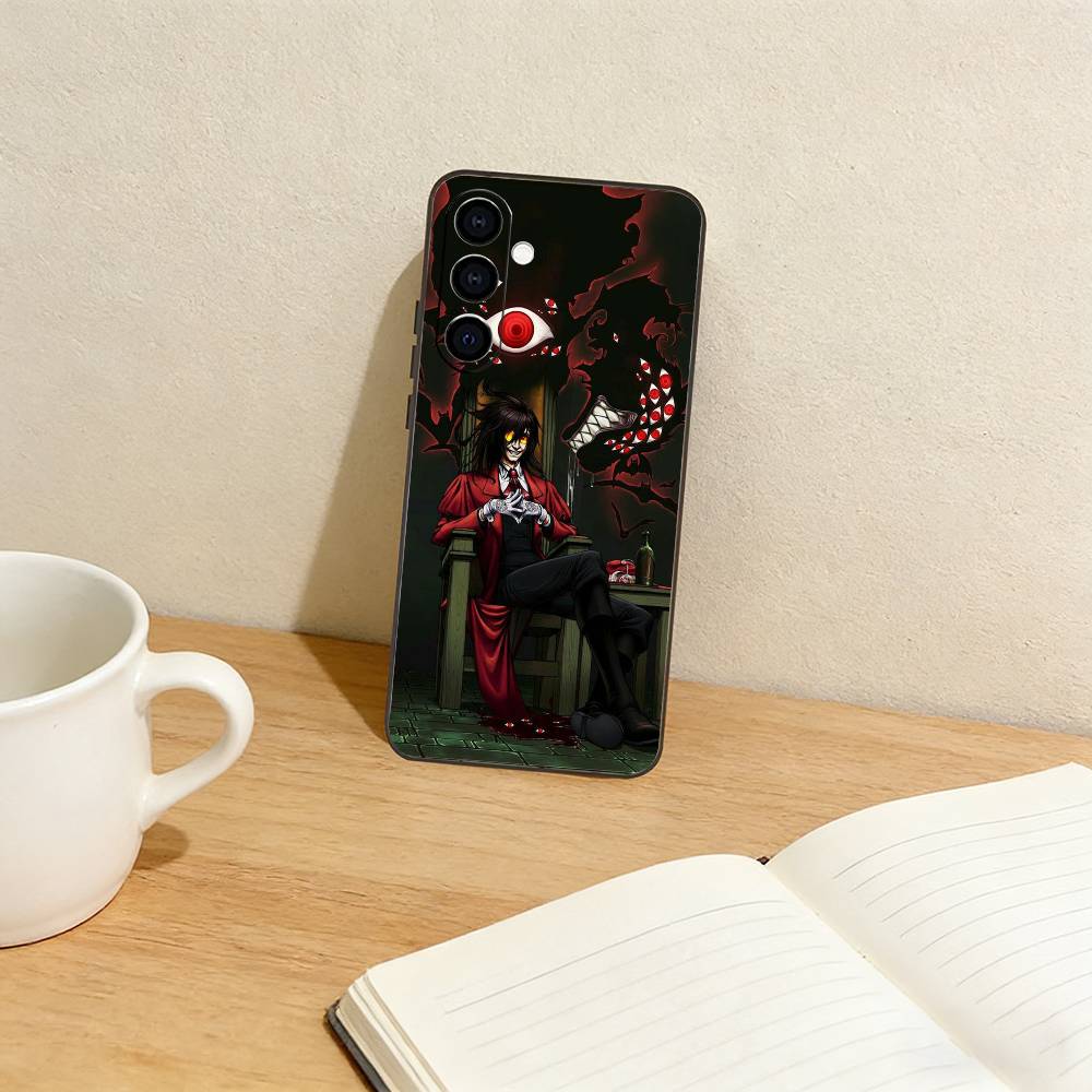 Vampire Alucard   Phone Case For Samsung Galaxy A73,A72,A71,A70,A53,A52,A51,Others Soft Black Cover