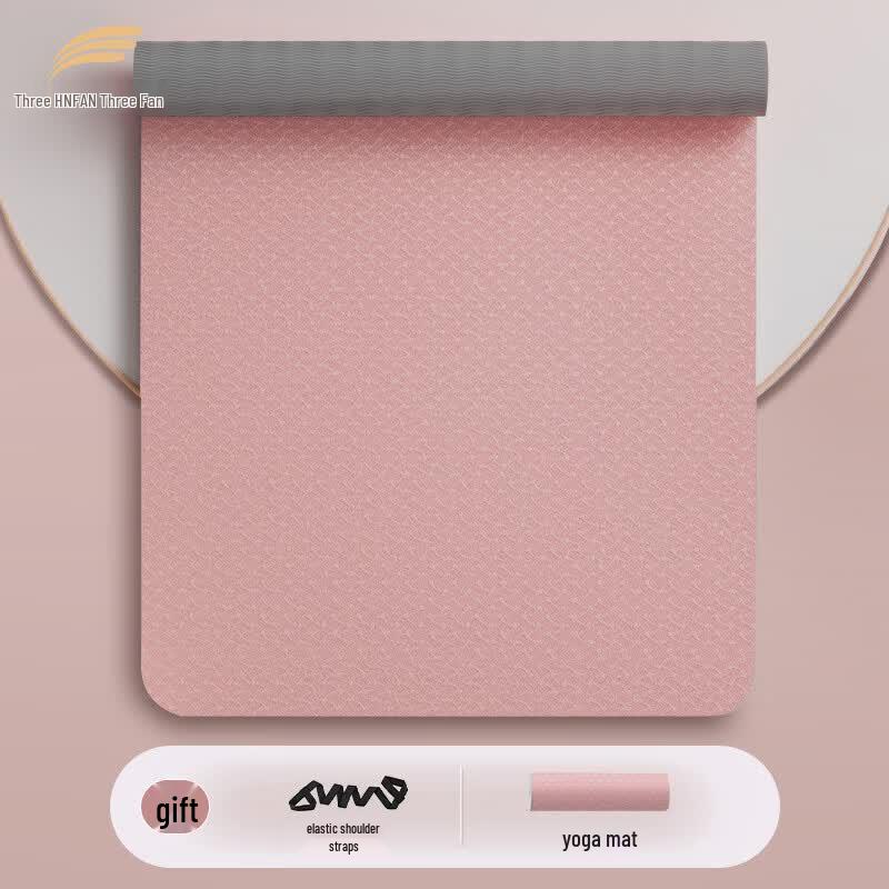 Sanfan 8mm TPE Dual-Color Non-slip Yoga & Fitness Mat