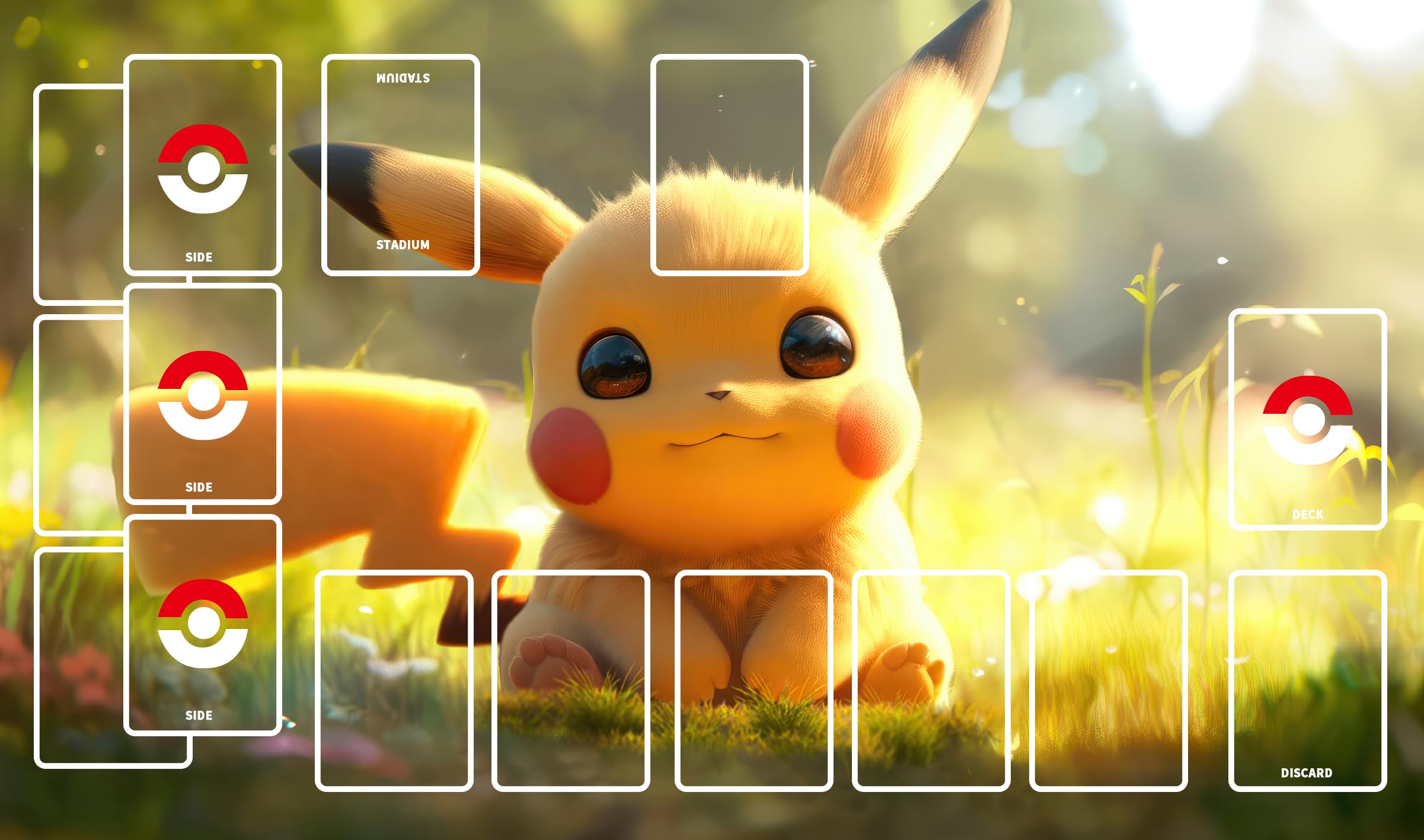 

Игровой коврик с полной прошивкой Резиновый игровой коврик для одного человека TCG Battle эксклюзивный игровой коврик Pokemon с водонепроницаемой сумкой для хранения Карточная игра Pokemon