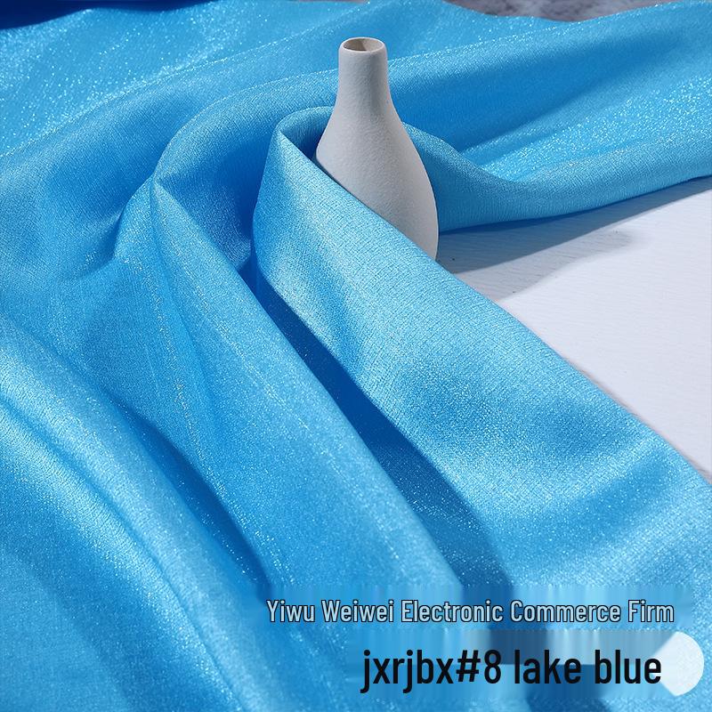 Meteor Satin Fabric: Flash Bark Satin Hanfu Skirt, Sofa Cushion, Pillow Cloth, Decorative Fashion Clothing Fabric.