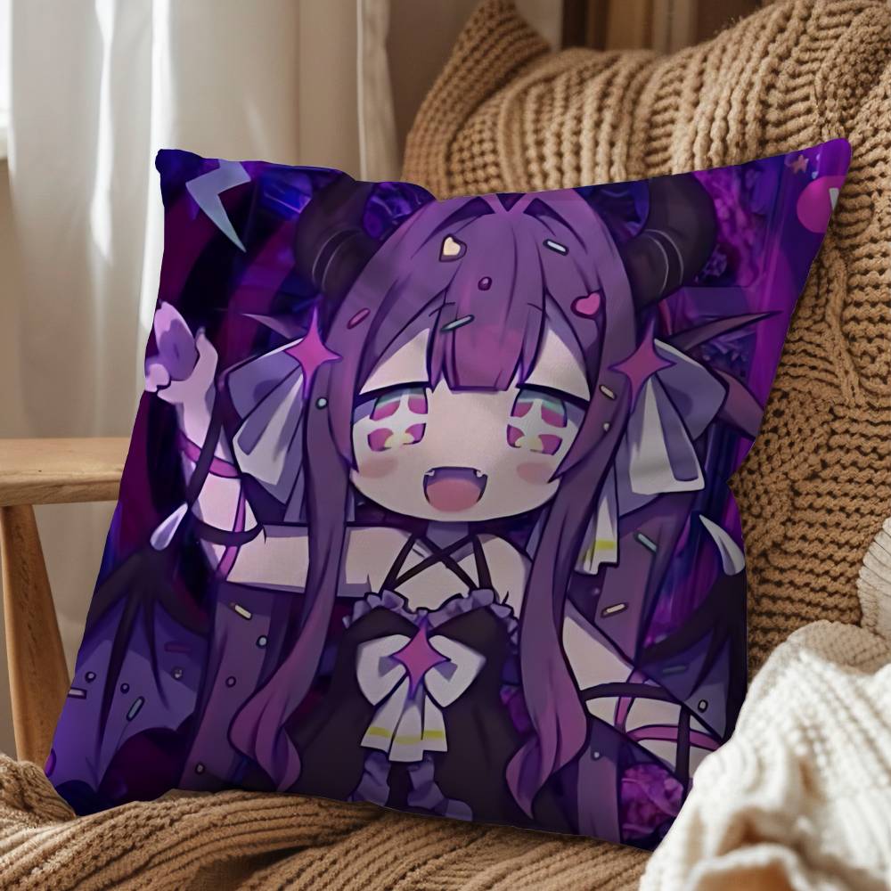 game Yunyun Syndrome Rhythm Psychosis Pillow Case Sofa Living Room Bedroom Headboard Backrest Cushion Square Cushion Nap Time