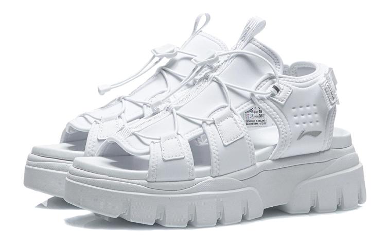 Li Ning LN Hiker Beach Sandals Women's Standard White AGUR016-2