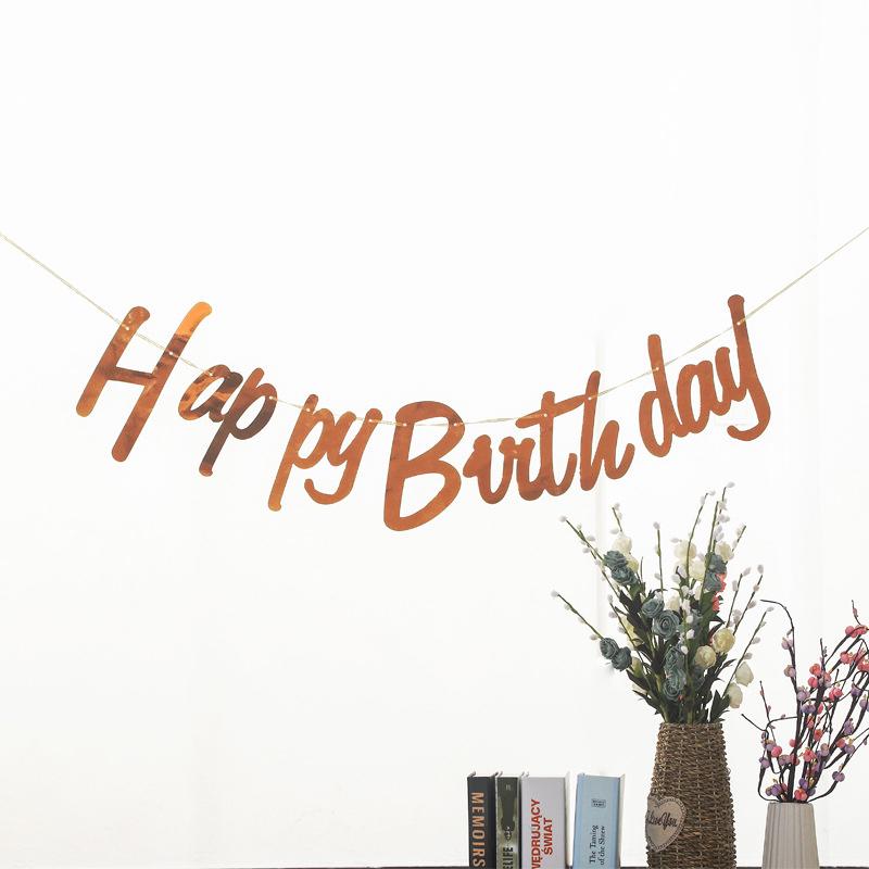 Banner zum ersten Geburtstag des Babys: Kinderwimpelkette für die Kindergarten-Dekoration