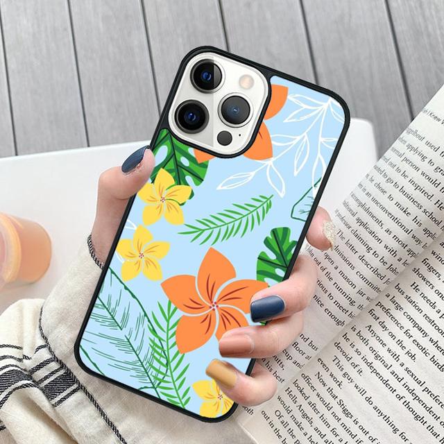 Tropical leaves Phone Case For iPhone 17 Air 16 pro max 15 14 plus 12 13 Soft Bumper Shell Cover coque