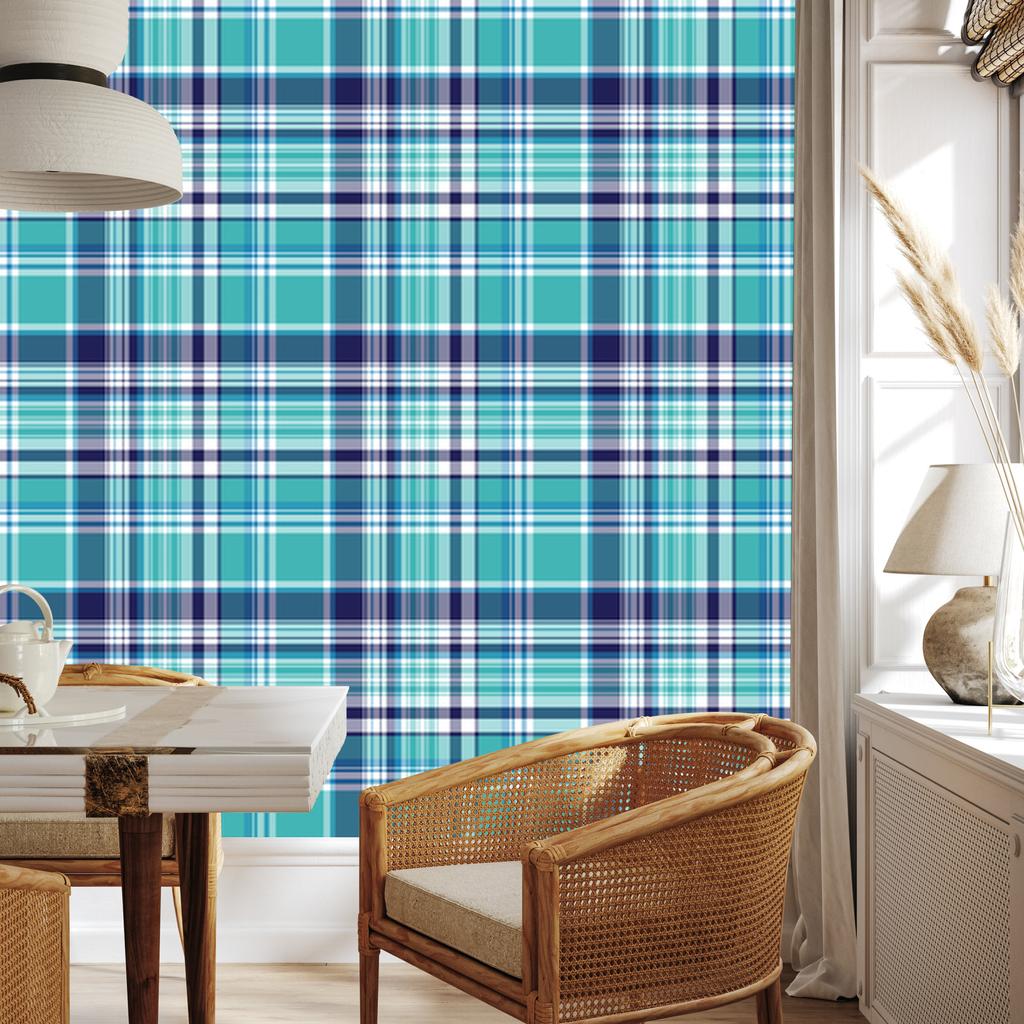 Geometric and Modern Checkered Wallpaper for Living Room and Bedroom 50x1000
