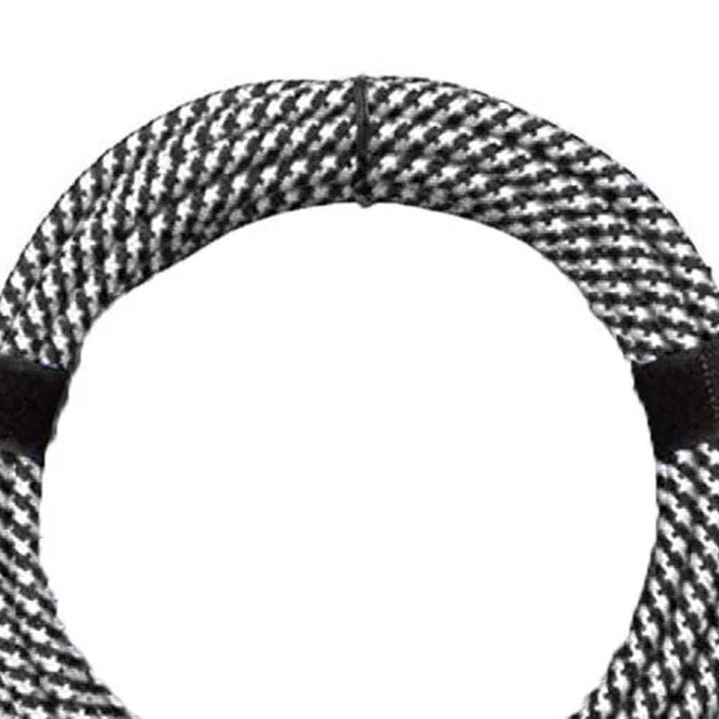 Guitar Noise Reduction Cable 3 Meters Black White Pure Copper Core Guitar Audio Extension Cable for Bass