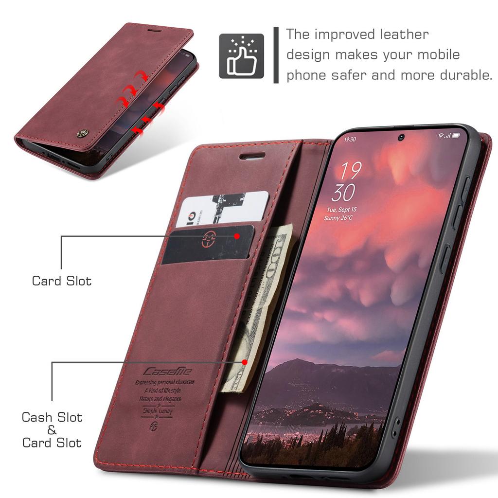 For OnePlus 15 5G Wallet Case CASEME 013 Series PU Leather Phone Cover Stand