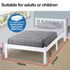 Single Bed Frames Slumber Single Wooden Bed Frame Modern Design Bedroom Furniture White For Adults Or Kids