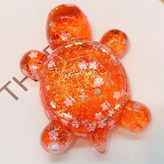 Shiny Cartoon Turtle Toy Cute Turtle Small Ornament Statue Candy Color Turtle Dolls  Couple Gifts