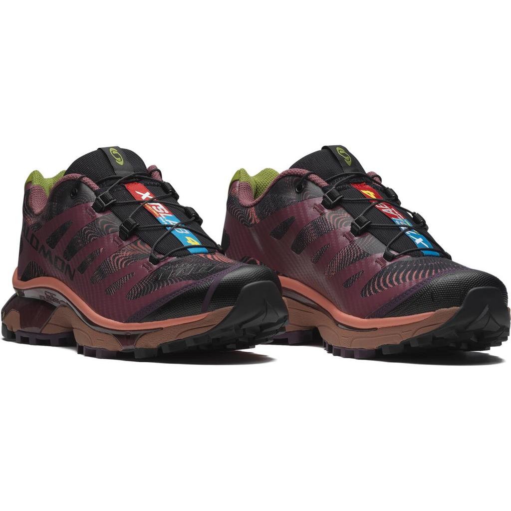 SALOMON XT-4 OG R.A.D Versatile Impact-Resistant Lightweight Low-Top Running Shoes Unisex Running Shoes Burgundy 477472