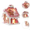 Illuminated Christmas House Figure Pendant, Hanging Decoration, Tree
