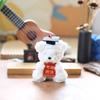 Small Plush Bear Keychain Pendant With Short Bags Ornament Casual Gifts Doll