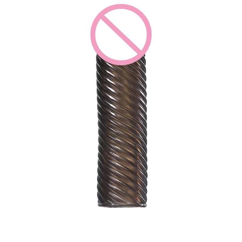 Reusable Cock Ring Condom For Men Silicone Penile Extension Sleeve Delay Ejaculation Stronger Erection Sex Toy Adult Toys