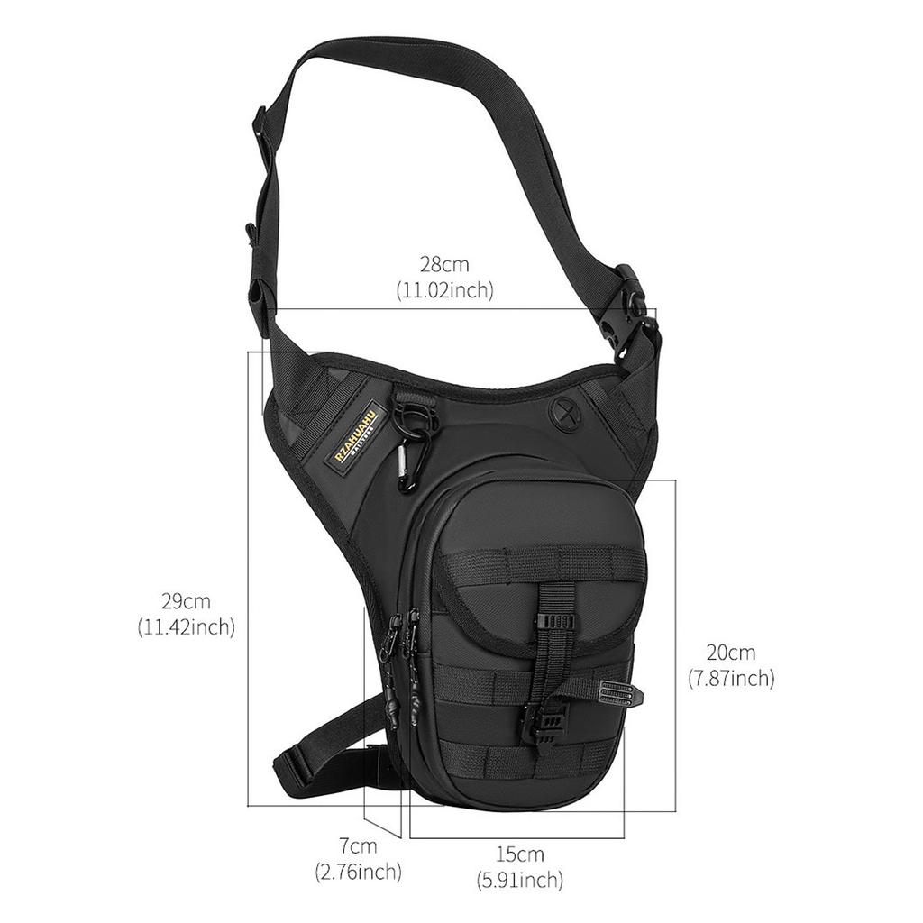 Motorcycle Leg Bag Waist Pack Rainproof Crossbody Bag Men Women Expandable Capacit Multifunctional f