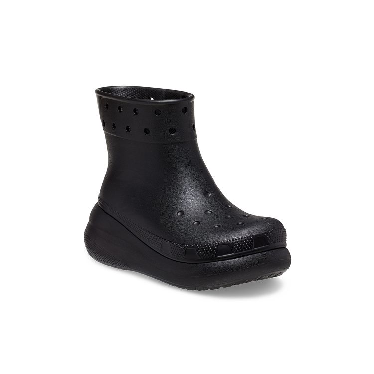 Crocs Classic Crush Rain Boot Black Unisex 207946-001