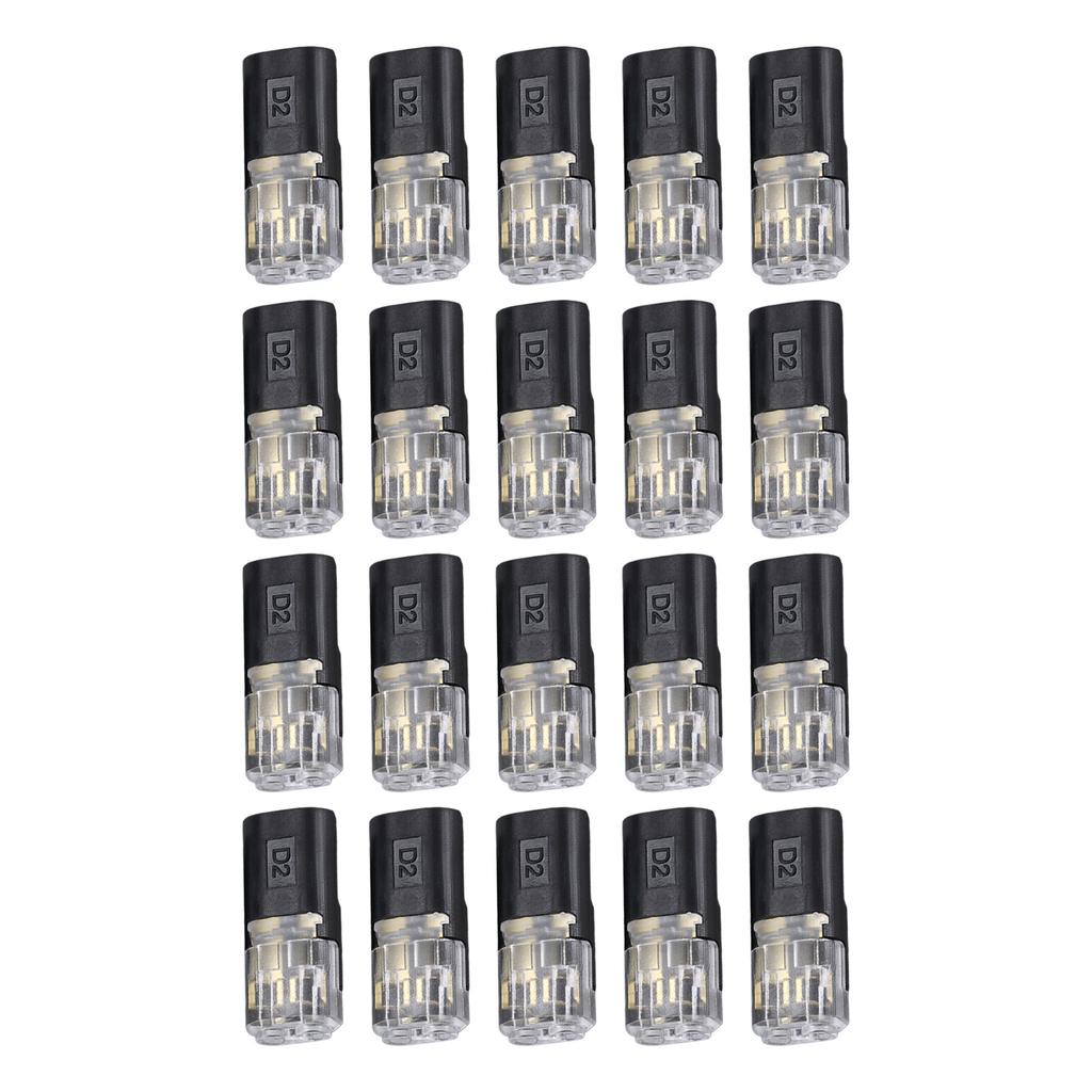 D1 D2 LED Drahtverbinder Plug and Play Lötfreie Klemmenblöcke für Beleuchtung PVC-isoliert