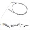 36" Throttle Gas Cable Kit Stainless Steel Braided For 97-07 Chevrolet/Chevy LS1 Engine 4.8L 5.3L 5.7L 6.0L Silver