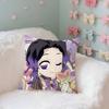 SShinobus KKochous Case Plush Fabric Soft Pillowcase Double Sided Print Cushion Cover Household Gifts