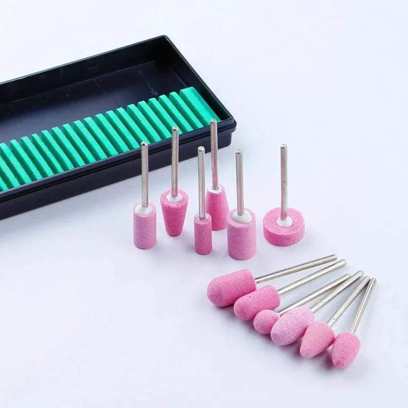 Nail Art Drill Set Bits Replace Sandpaper Head Gel Tips Grinding Polishing Tool Nail Tools Pedicure Nail Machines Accessories