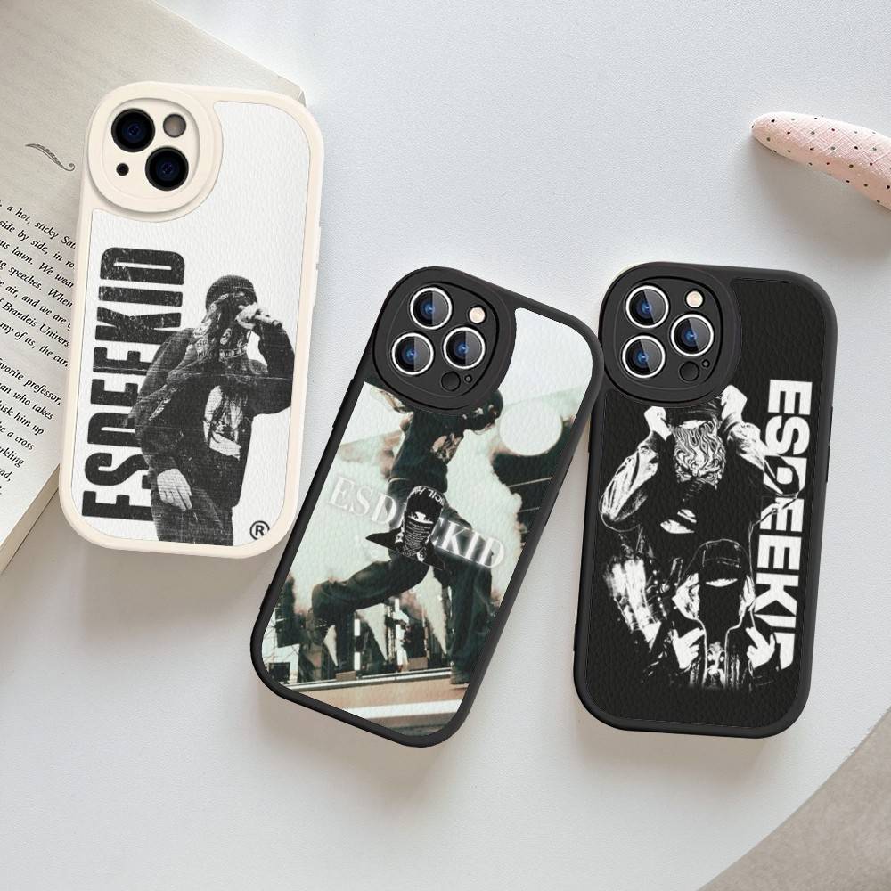 Singer E-EsDeeKid For IPhone 16 15 14 13 12 11 Pro Max Plus Leather Phone Cover