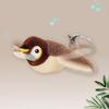 Interactive Cat Toys Rechargeable Flying Bird Cat Toy Chirping Flapping Bird(no Flying) Can Add Catnip Touch Activated Plush Toy